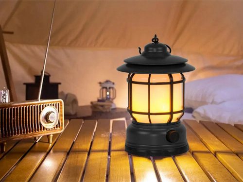 Kemping lámpa újratölthető led usb