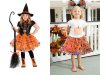 Halloween tök tüll szoknya fejpánt jelmez szett