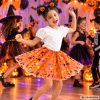 Halloweeni Kislány Jelmez Szett – Narancssárga Tökös Tütü és Hajpánt 