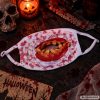 Halloween maszk véres fogakkal zombi horror jelmez