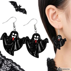 Halloween fülbevaló többféle mintával