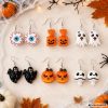 Halloween fülbevaló többféle mintával
