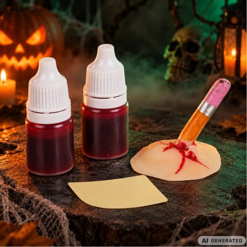 Halloween műseb sminkkészlet művérrel