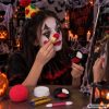 Halloween sminkkészlet orral - Bohóc