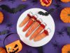Hamis levágott ujjak halloween dekoráció 5 gumiból varrott ujjak