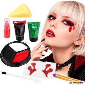Halloween Drakula vámpír sminkkészlet