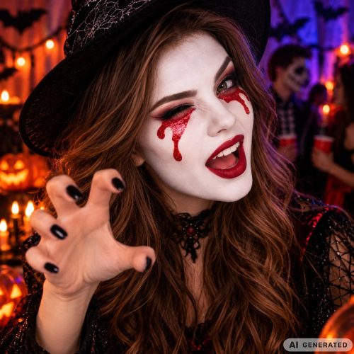 Halloween Drakula vámpír sminkkészlet
