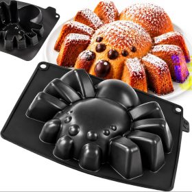 Pók tortaforma nagy szilikon halloweenre