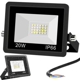 Kültéri HALOGÉN REFLEKTOR LED 20W 6000K, VÍZÁLLÓ IP66