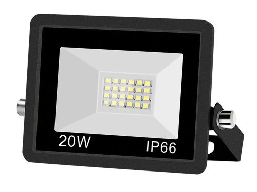 Kültéri HALOGÉN REFLEKTOR LED 20W 6000K, VÍZÁLLÓ IP66