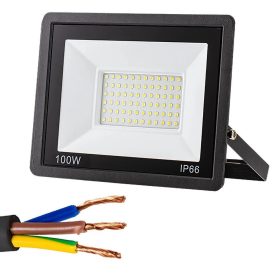   REFLEKTOR HALOGÉN REFLEKTOR LED 100W 6000K KÜLTÉRI VÍZÁLLÓ IP66