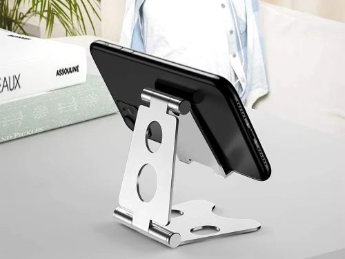 Telefon, táblagép tartó fém csúszásmentes állvány