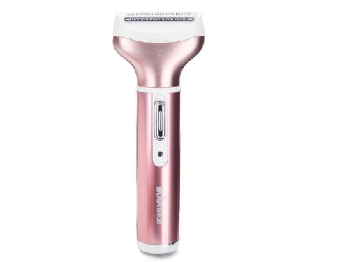Női borotva és trimmer, 4 az 1-ben, USB, világos rózsaszín