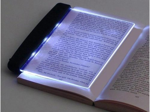Hordozható LED olvasólámpa panel, Plexi könyvlámpa éjszakai olvasáshoz 