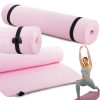 Edzőszőnyeg jóga fitness puha vastag 0,5 cm-es edzőszőnyeg