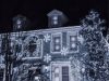 Fények fény függöny karácsonyi füzér dekoráció 500 led hideg ip44