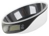 Precíziós konyhai mérleg kivehető műanyag tállal, LCD kijelzővel, 5kg, fekete