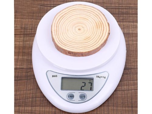 Digitális konyhai mérleg levehető műanyag tállal – 5 kg / 1 g