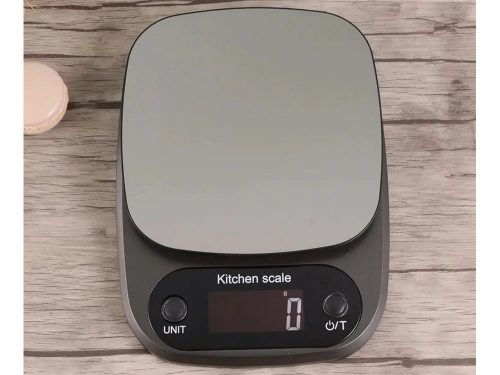 Precíziós Digitális Konyhai Mérleg | Rozsdamentes Acél Mérőfelület, LCD Kijelző 3 kg 0,1 g
