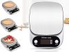 Precíziós Digitális Konyhai Mérleg | Rozsdamentes Acél Mérőfelület, LCD Kijelző 3 kg 0,1 g