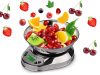 Rozsdamentes Acél Precíziós Mérleg, 5kg/1g, LCD Kijelző, fém tállal