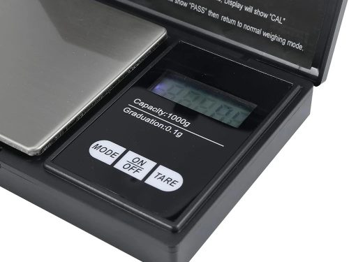 Hordozható elektronikus ékszermérleg és zsebmérleg tara funkcióval – 500g / 0,01g