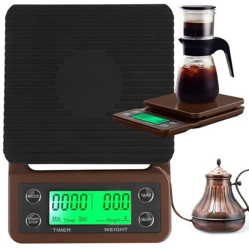 Elektromos barista mérleg, tara 5kg 0.1g