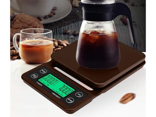Elektronikus kávé mérleg elektronikus pontos tara funkció, 5kg 0.1g