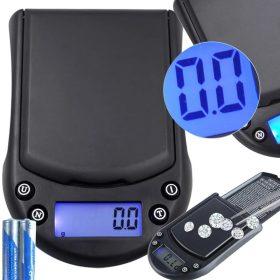 Elektronikus ékszermérleg 500g/0,1g, fekete