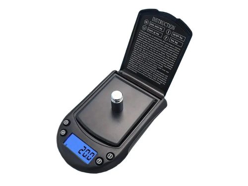 Elektronikus ékszermérleg 500g/0,1g, fekete