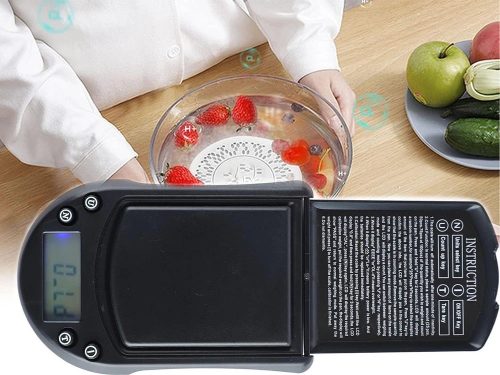 Elektronikus ékszermérleg 500g/0,1g, fekete