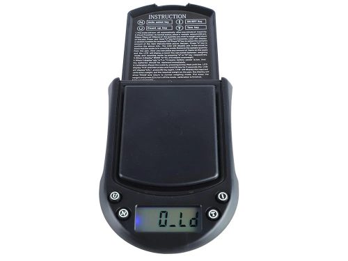 Elektronikus ékszermérleg 500g/0,1g, fekete