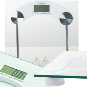   Elektronikus Fürdőszobai Mérleg TS-2003C – Max. 180 kg, LCD kijelzővel