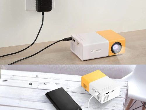 Projektor yg300 verzió 2025 full hd hordozható tv projektor usb hdmi távirányítóval