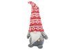 Karácsonyi ghost szürke gnóm karácsonyfa szakállal 38cm soft