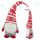 Karácsonyi ghost szürke gnóm karácsonyfa szakállal 48cm soft