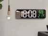 Modern tükörreflexes digitális LED ébresztőóra 