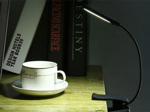 Csiptethető Olvasó lámpa usb éjszakai fény 9 LEDdel