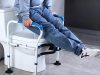 Állítható WC-kapaszkodó keret tapadókorongos lábakkal