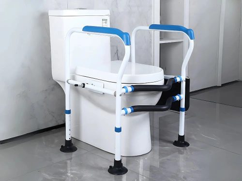 Állítható WC-kapaszkodó keret tapadókorongos lábakkal