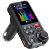 kéktooth adó 5.0 fm kihangosító usb qc tf basszus lcd 12-24v