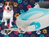 Automata póráz 5m erős 20kg-ig, zárral