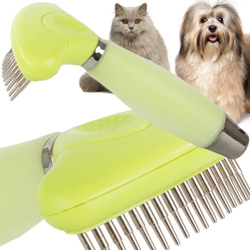 Trimmer fésű kétoldalas kefe eltávolítja a rövid aljszőrzetet