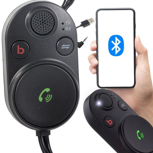kéktooth autós adóvevő adapter usb kábel aux bt5.3 basszus erősítés