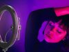 Profi RGB LED állítható Gyűrűs lámpa Videózáshoz és Sminkeléshez telefontartóval