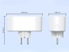 Intelligens dupla aljzat wifi intelligens időzítő 16a alkalmazás