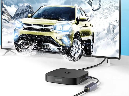 USB - RJ45 Ethernet hálózati adapter, 100Mbps, alumínium ház, szürke