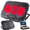 Laptop hűtőpárna led fénnyel, usb porttal