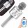 WS-858 Vezeték nélküli karaoke mikrofon - ezüst