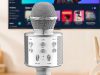 WS-858 Vezeték nélküli karaoke mikrofon - ezüst